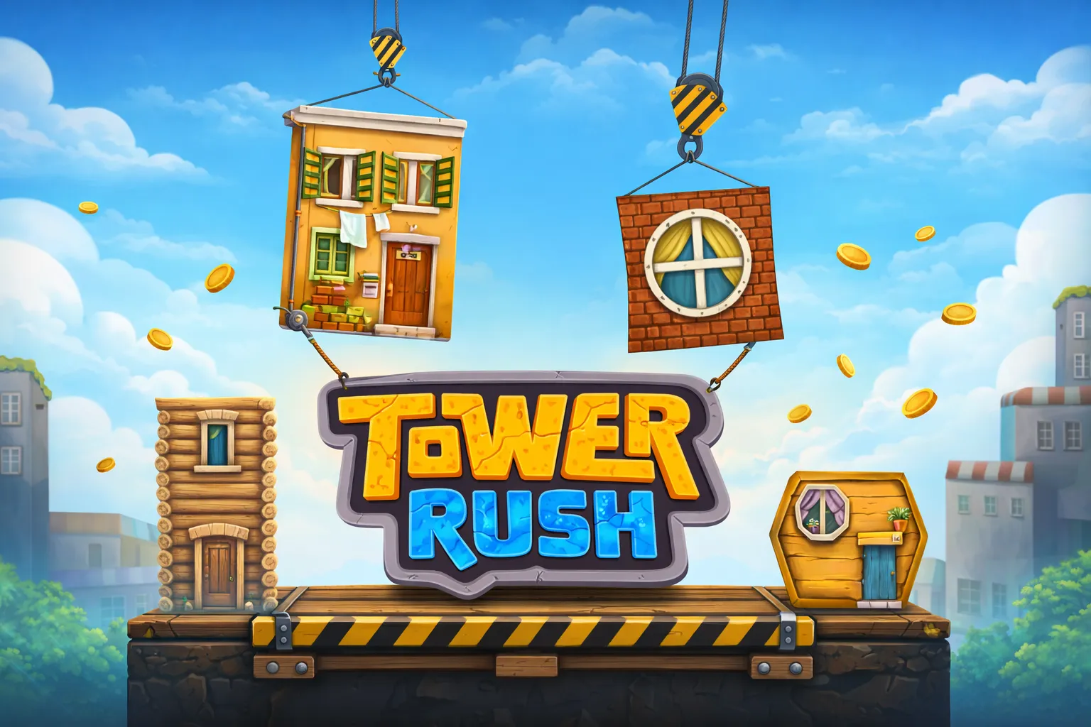 Tower Rush crash game by Galaxsys gameplay